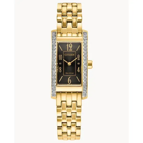 Citizen Gold Tone Petite Palidoro Eco-Drive Watch Kiefer Jewelers Lutz, FL