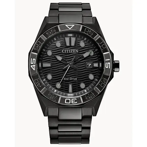 Citizen Brycen Black Ion-Plated Eco-Drive Watch Kiefer Jewelers Lutz, FL