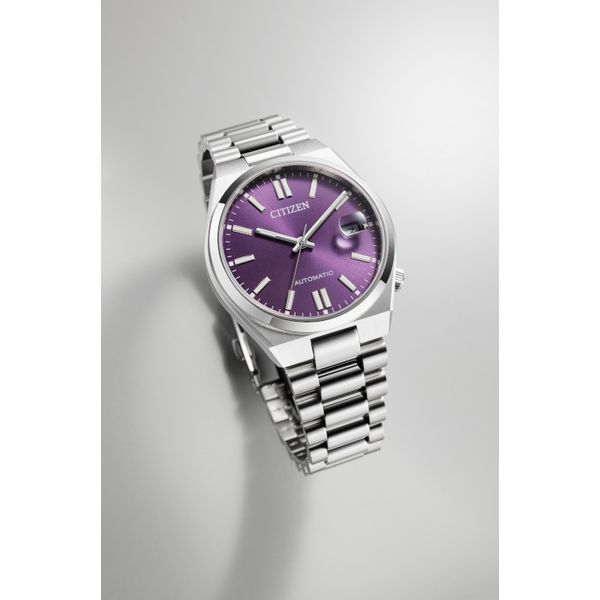 Citizen Tsuyosa 37MM Sunray Purple Dial Automatic Watch Image 3 Kiefer Jewelers Lutz, FL