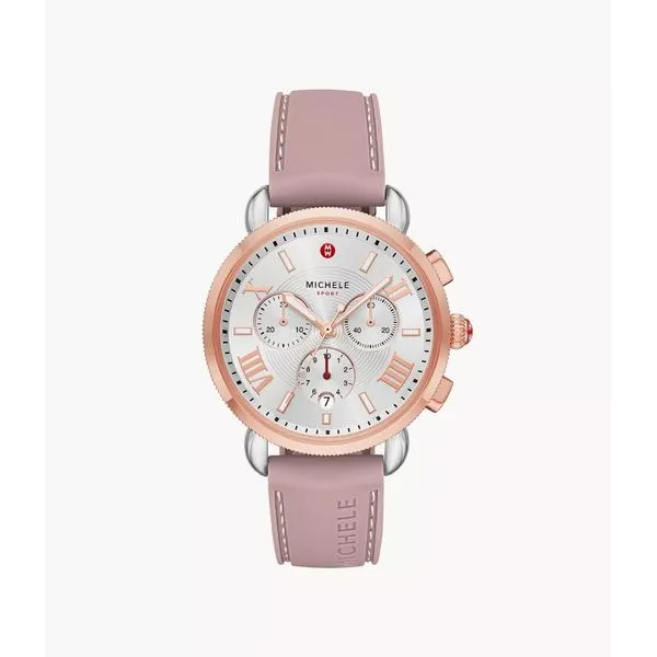 Sporty Sport Sail Rose Silicone Michelle Watch Kiefer Jewelers Lutz, FL