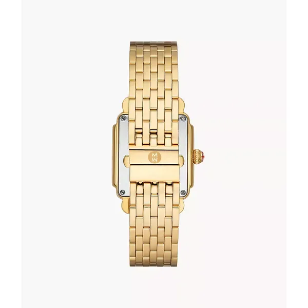 Deco Mid 18KY Dia Dial Michele Watch Image 2 Kiefer Jewelers Lutz, FL