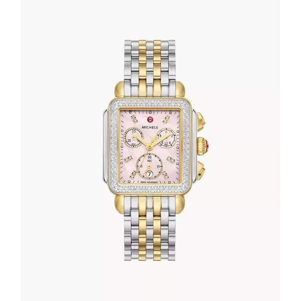 Michele Deco 18K Two-Tone Gold-Plated Diamond Watch Kiefer Jewelers Lutz, FL