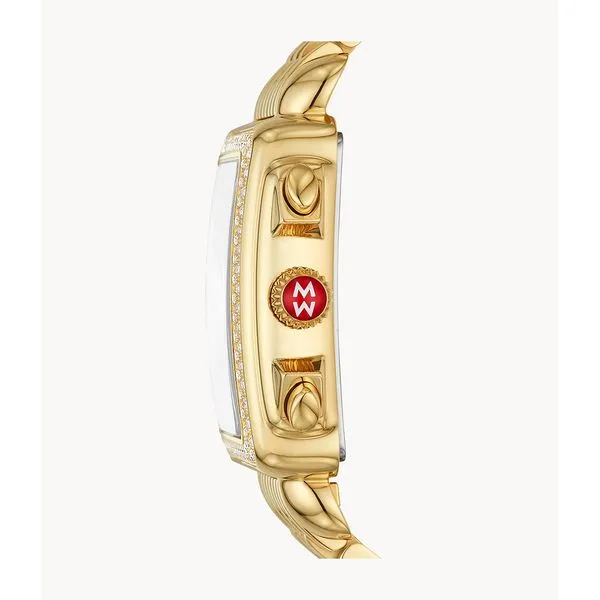 Michele Deco 18K Gold Diamond Watch Image 2 Kiefer Jewelers Lutz, FL