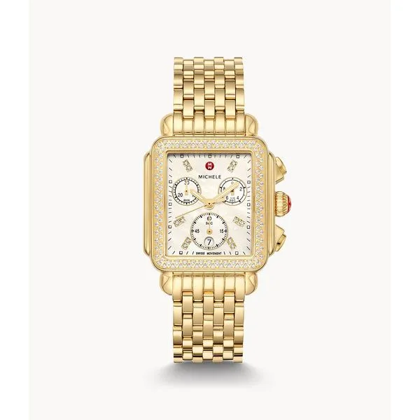 Michele Deco 18K Gold Diamond Watch Kiefer Jewelers Lutz, FL