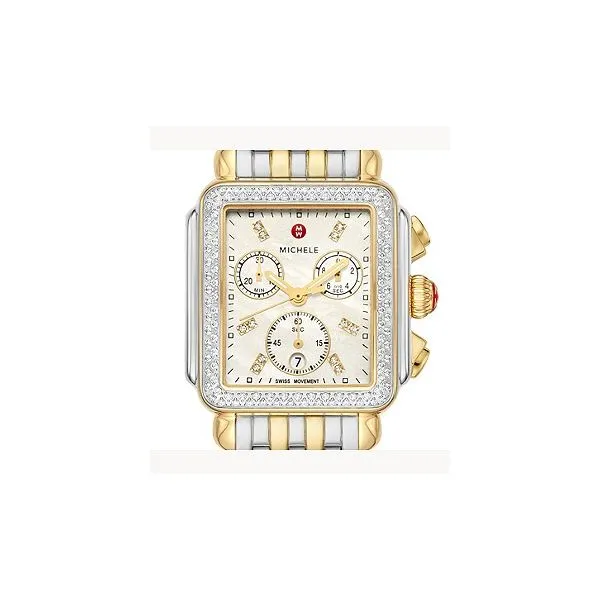 Michele two tone watch hotsell
