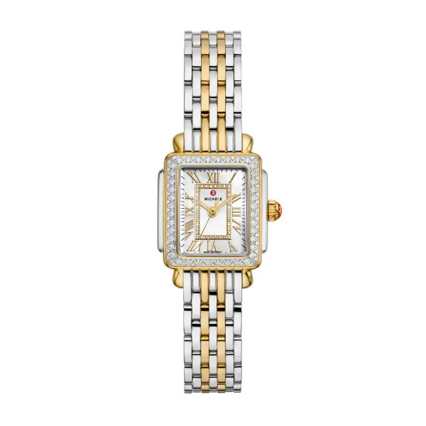 Michelle Deco Madison 18K Gold Plated Mini Diamond Watch Kiefer Jewelers Lutz, FL