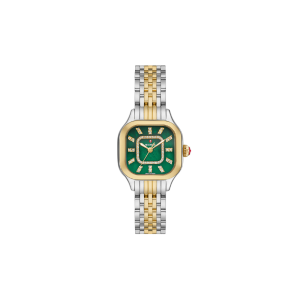 Michele Meggie 18K Two-Tone Gold-Plated Diamond Dial Watch Kiefer Jewelers Lutz, FL
