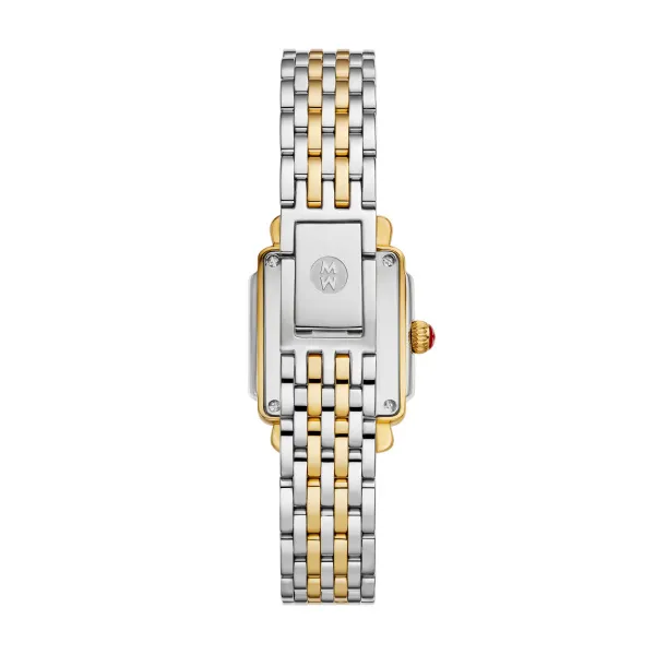 Michele Deco Madison Mini Diamond Two-Tone 18K Gold-Plated Watch Image 2 Kiefer Jewelers Lutz, FL