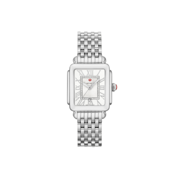 Deco Madison Mid Stainless Steel Diamond Dial Watch Kiefer Jewelers Lutz, FL