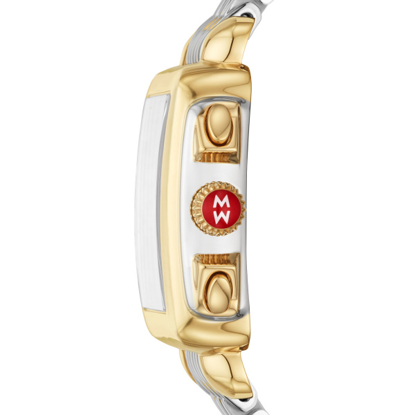 Deco Two-Tone 18K Gold-Plated Diamond Dial Watch by Michele Image 2 Kiefer Jewelers Lutz, FL