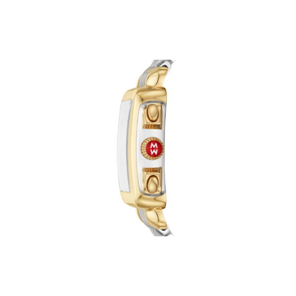 Deco Two-Tone 18K Gold-Plated Diamond Dial Watch by Michele Image 2 Kiefer Jewelers Lutz, FL