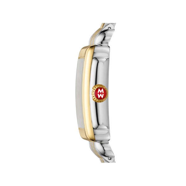 Deco Mid Two-Tone 18K Gold-Plated Diamond Dial Watch By Michele Image 2 Kiefer Jewelers Lutz, FL