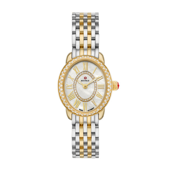 Serein Oval Diamond Two-Tone 18K Gold-Plated Watch by Michele Kiefer Jewelers Lutz, FL