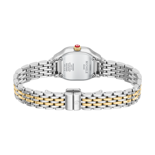 Meggie Mini Diamond Two-Tone 18K Gold-Plated Stainless Steel Watch by Michele Image 3 Kiefer Jewelers Lutz, FL