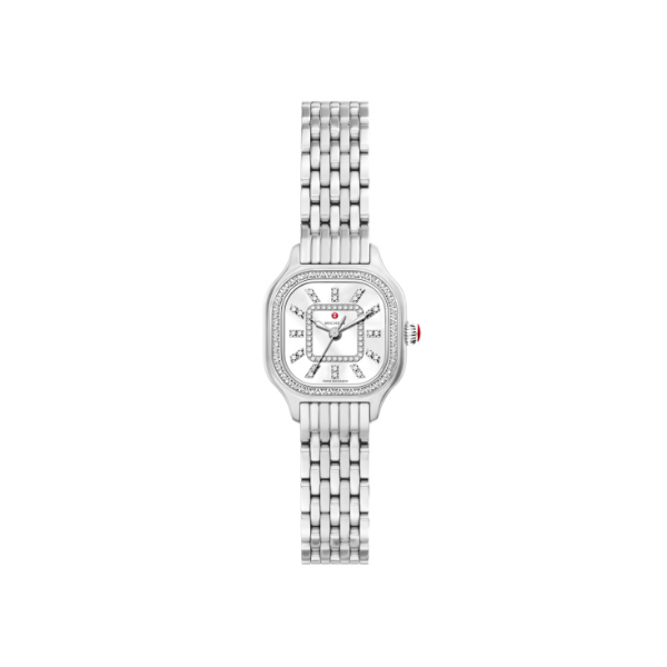 Meggie Mini Diamond Stainless Steel Watch by Michele Kiefer Jewelers Lutz, FL