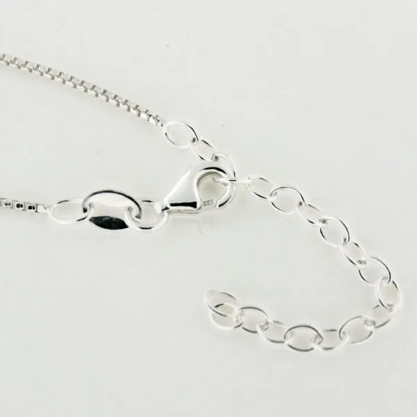 SIlver Adjustable Box Chain Kiefer Jewelers Lutz, FL