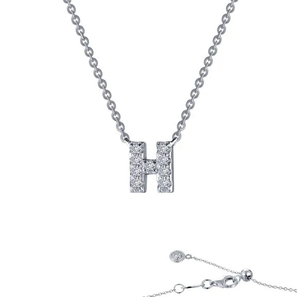 Letter H Pendant Necklace Kiefer Jewelers Lutz, FL