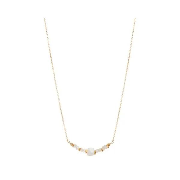 14KGF 24K Vermeil Moonstone Kimberly Necklace Kiefer Jewelers Lutz, FL