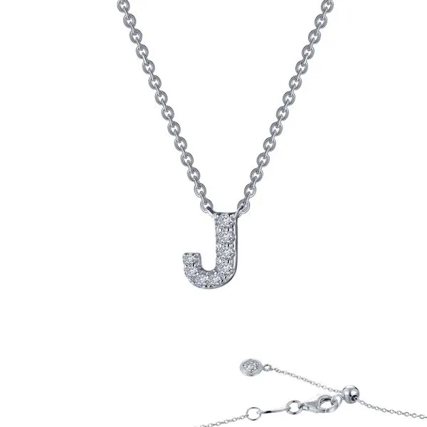 Letter J Pendant Necklace Kiefer Jewelers Lutz, FL