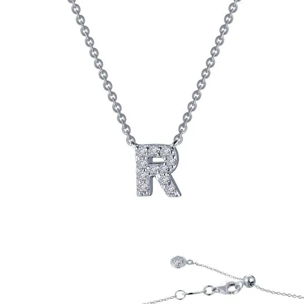 Letter R Pendant Necklace Kiefer Jewelers Lutz, FL