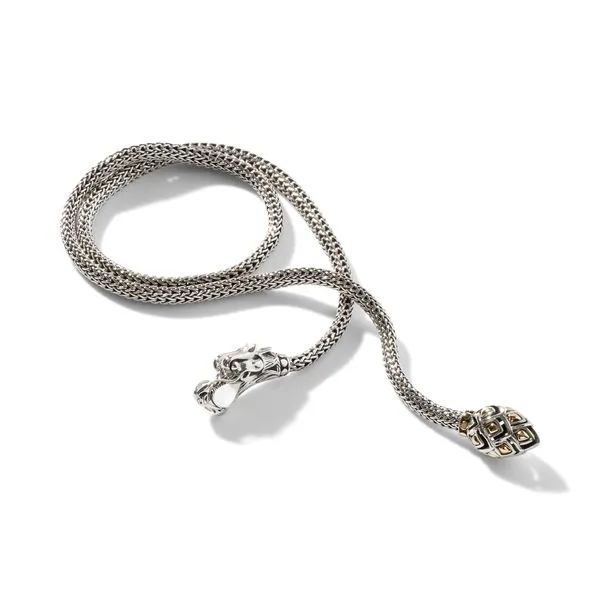 John Hardy Two-Tone Legends Naga Dragon Lariat Necklace Image 4 Kiefer Jewelers Lutz, FL