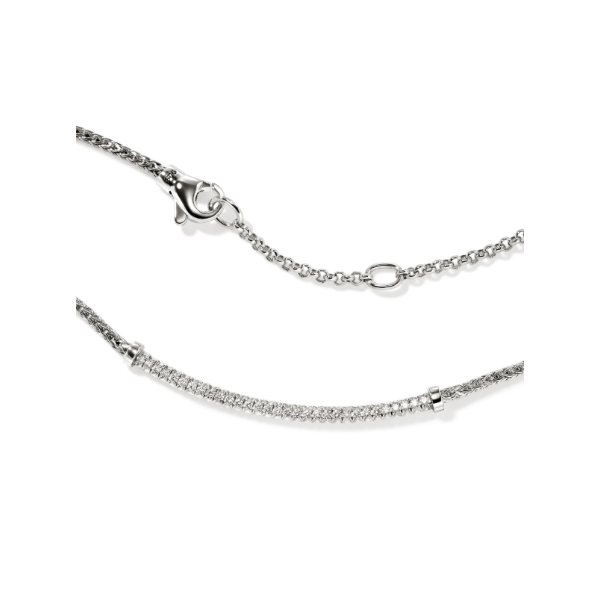 John Hardy .24CTW Sterling Silver Essentials Necklace Image 3 Kiefer Jewelers Lutz, FL