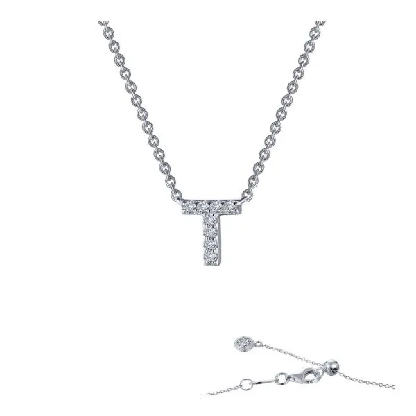 Letter T Pendant Necklace Kiefer Jewelers Lutz, FL