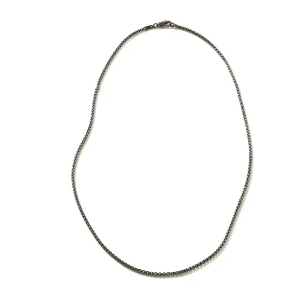 John Hardy SS Carved Chain with Cross Pendant Image 2 Kiefer Jewelers Lutz, FL