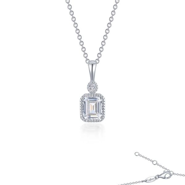 Sterling Silver Simulated Diamond Pendant Kiefer Jewelers Lutz, FL