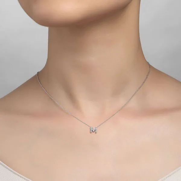 Sterling Silver Simulated Diamond 