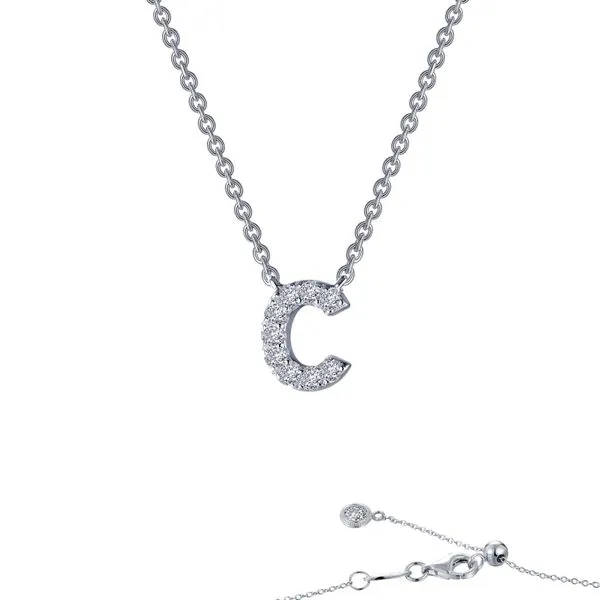 Letter C Pendant Necklace Kiefer Jewelers Lutz, FL
