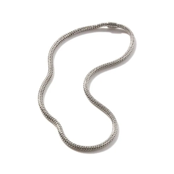 John Hardy Sterling Silver Classic Chain Extra-Small Necklace Image 3 Kiefer Jewelers Lutz, FL