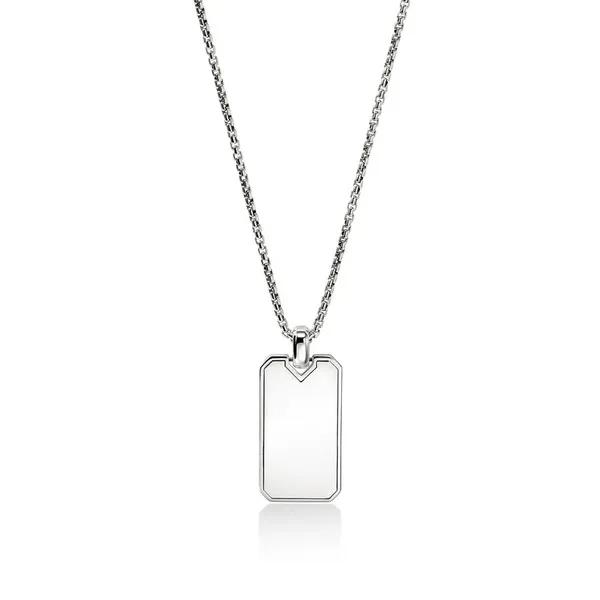 John Hardy SS Icon 50 Tag Necklace Image 3 Kiefer Jewelers Lutz, FL
