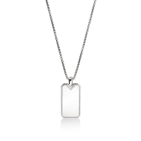 John Hardy SS Icon 50 Tag Necklace Image 3 Kiefer Jewelers Lutz, FL