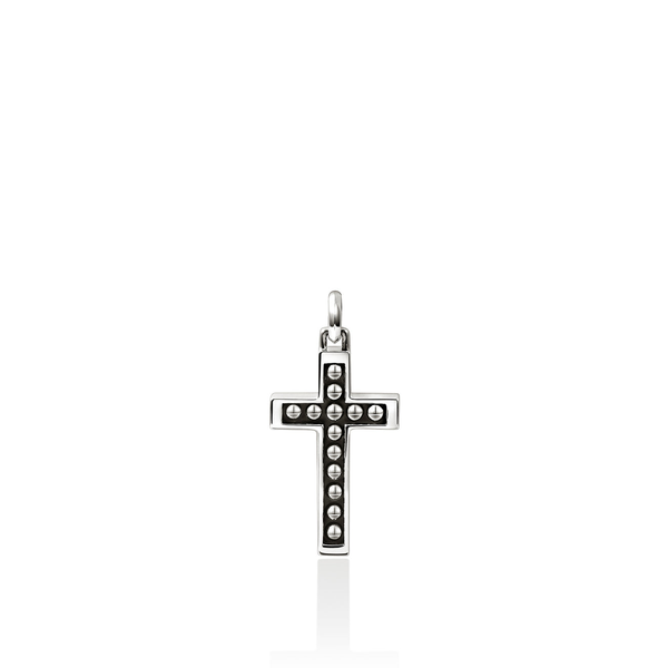 SS Nailhead Cross Necklace by John Hardy Image 3 Kiefer Jewelers Lutz, FL