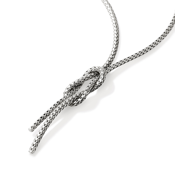 John Hardy Sterling Silver Love Knot Necklace Image 3 Kiefer Jewelers Lutz, FL