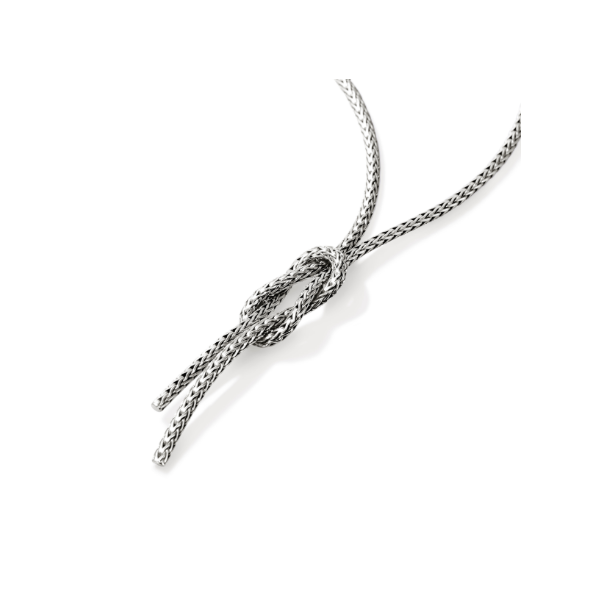 John Hardy Sterling Silver Love Knot Necklace Image 3 Kiefer Jewelers Lutz, FL