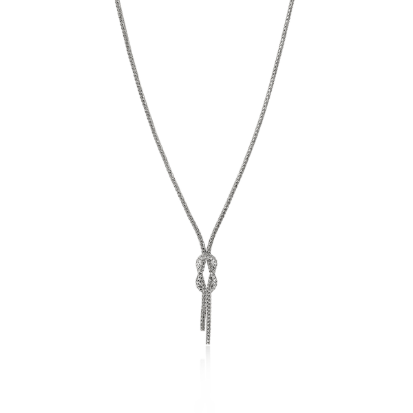 John Hardy Sterling Silver Love Knot Necklace Kiefer Jewelers Lutz, FL