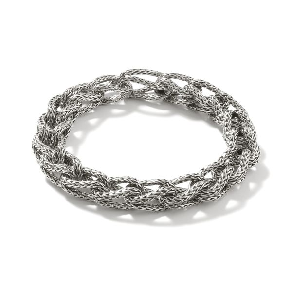John Hardy Silver 10.5mm Classic Chain Link Bracelet Kiefer Jewelers Lutz, FL