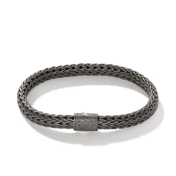 John Hardy Black Sterling Silver Classic Chain Bracelet Kiefer Jewelers Lutz, FL