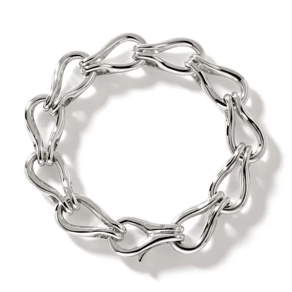 John Hardy Sterling Silver Surf Link Bracelet Image 3 Kiefer Jewelers Lutz, FL