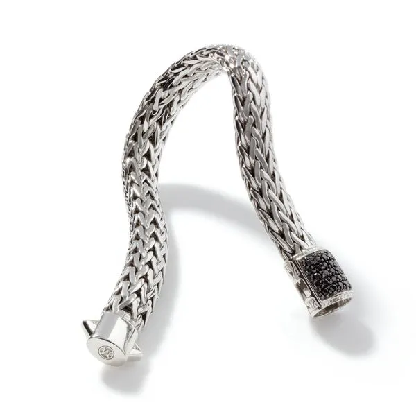 John Hardy Sterling Silver Classic Black Sapphire Bracelet Image 3 Kiefer Jewelers Lutz, FL