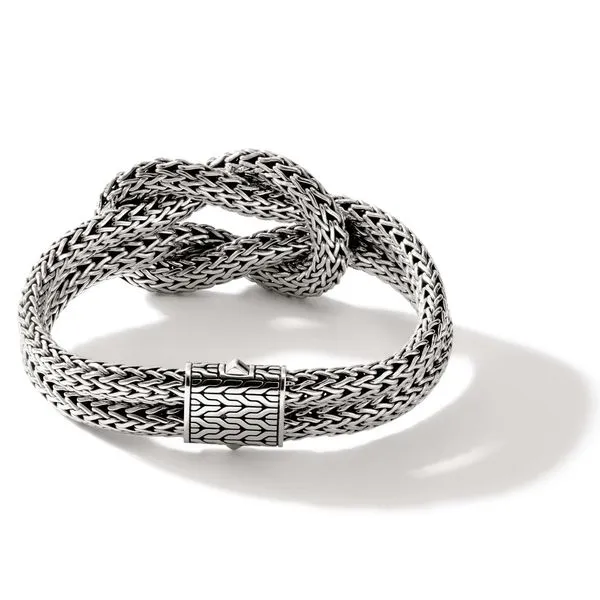 John Hardy Sterling Silver Classic Chain Love Knot Bracelet Image 2 Kiefer Jewelers Lutz, FL