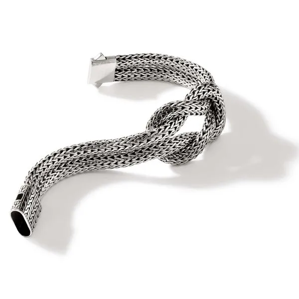 John Hardy Sterling Silver Classic Chain Love Knot Bracelet Image 3 Kiefer Jewelers Lutz, FL