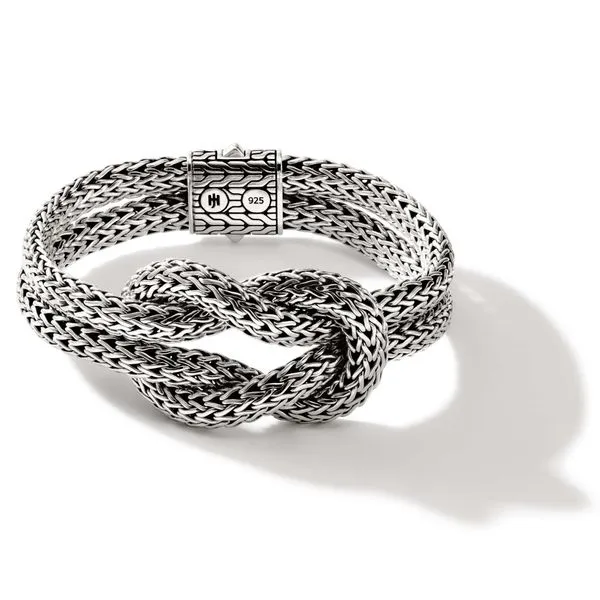John Hardy Sterling Silver Classic Chain Love Knot Bracelet Kiefer Jewelers Lutz, FL
