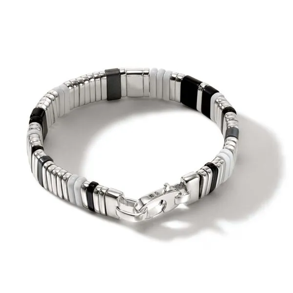John Hardy Sterling Silver Colorblock Bracelet Image 2 Kiefer Jewelers Lutz, FL