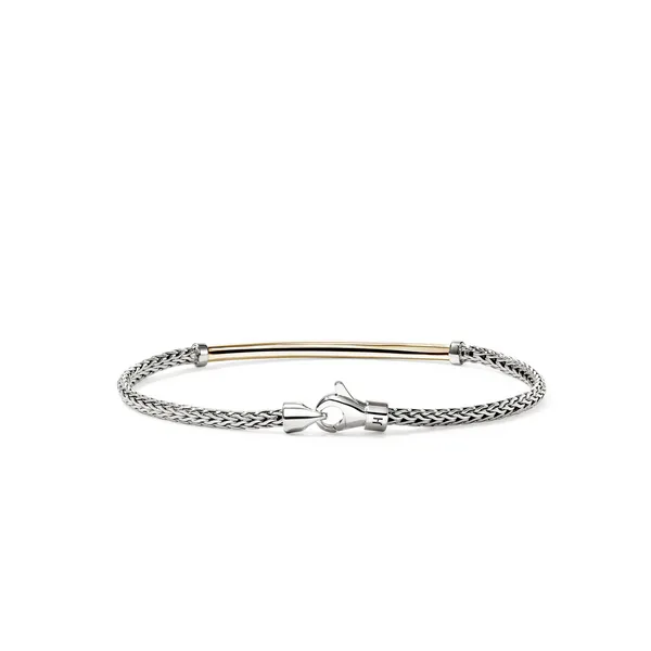 John Hardy Essentials14KY and Sterling Silver Bracelet Image 2 Kiefer Jewelers Lutz, FL