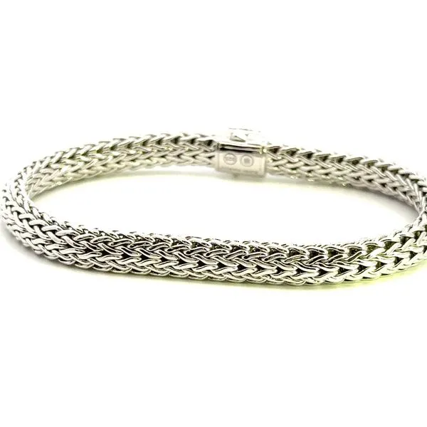 SS 6.5MM Classic Chain Lava Small Bracelet with Black Sapphire by John Hardy Image 4 Kiefer Jewelers Lutz, FL