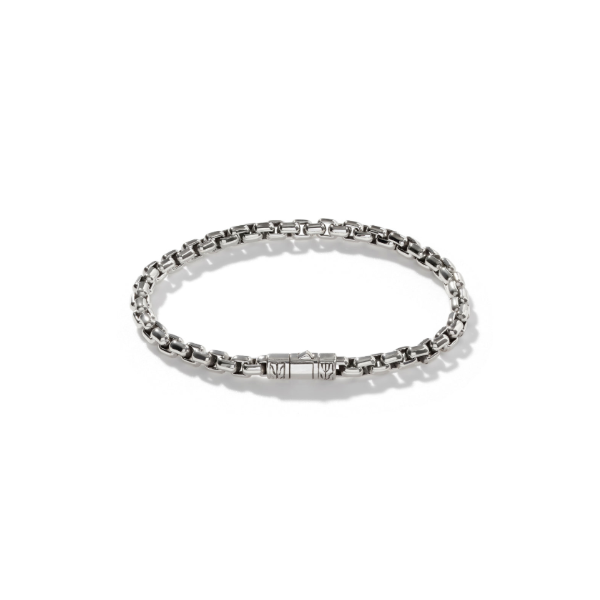 John Hardy Sterling Silver Box Chain Bracelet Kiefer Jewelers Lutz, FL