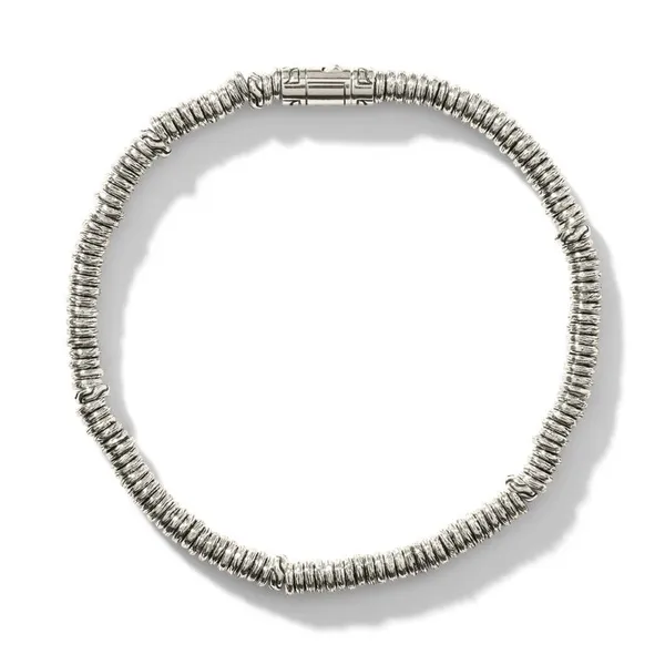 John Hardy Sterling Silver Heishi Beaded Bracelet Image 4 Kiefer Jewelers Lutz, FL